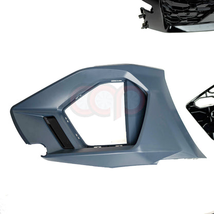 8Y RS3 Style Front Bumper RS3 Grille Black Frame Black Mesh | Audi 8Y A3, S3 | Canadian Auto Performance