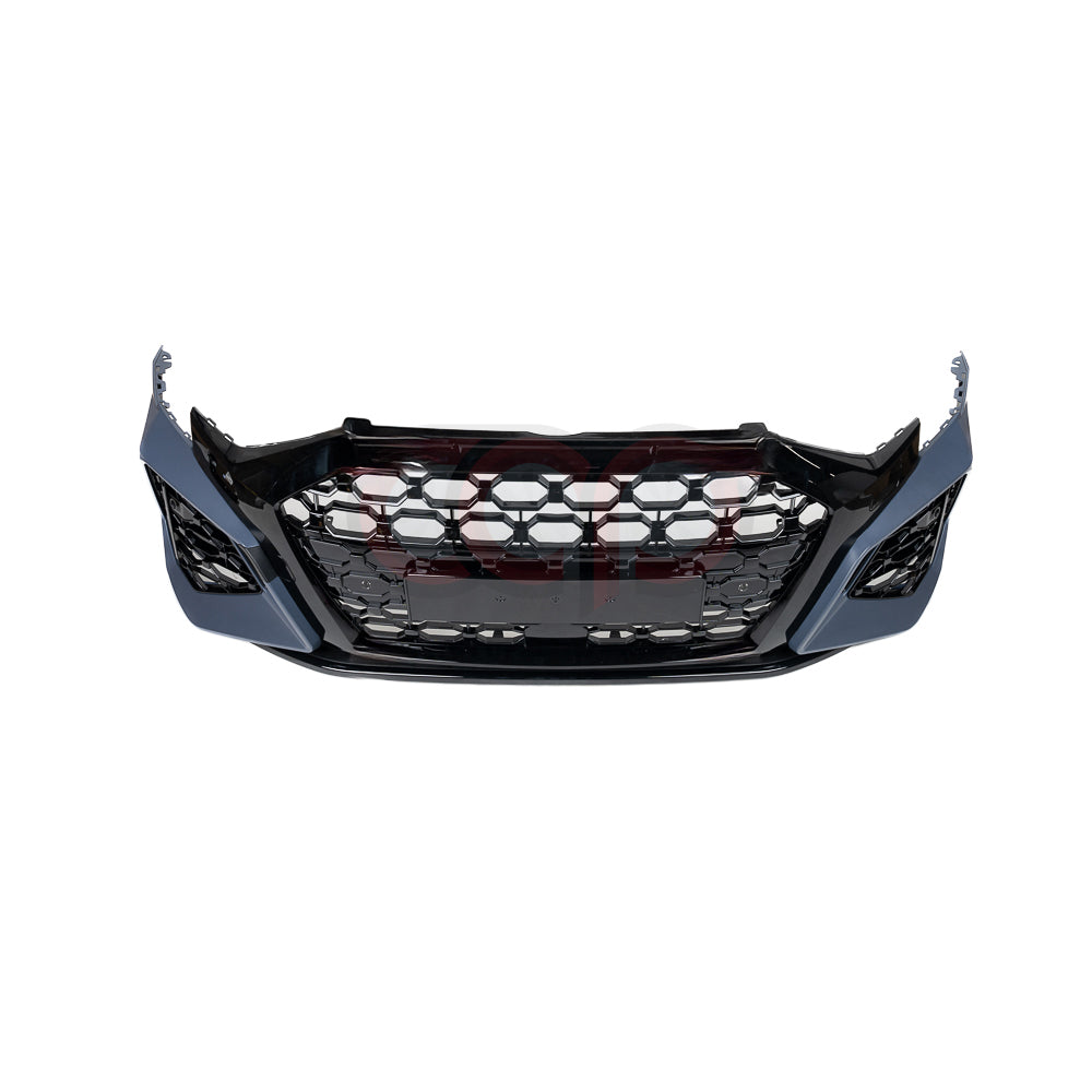 8Y RS3 Style Front Bumper RS3 Grille Black Frame Black Mesh | Audi 8Y A3, S3 | Canadian Auto Performance