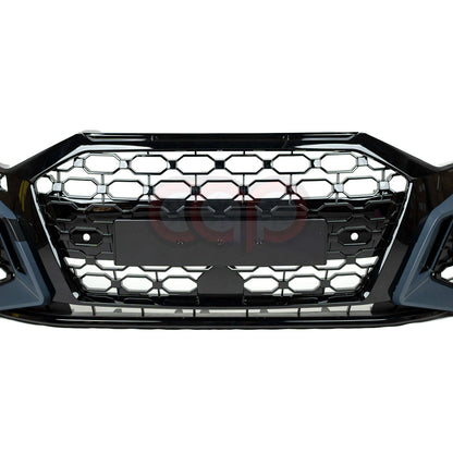 8Y RS3 Style Front Bumper RS3 Grille Black Frame Black Mesh | Audi 8Y A3, S3 | Canadian Auto Performance