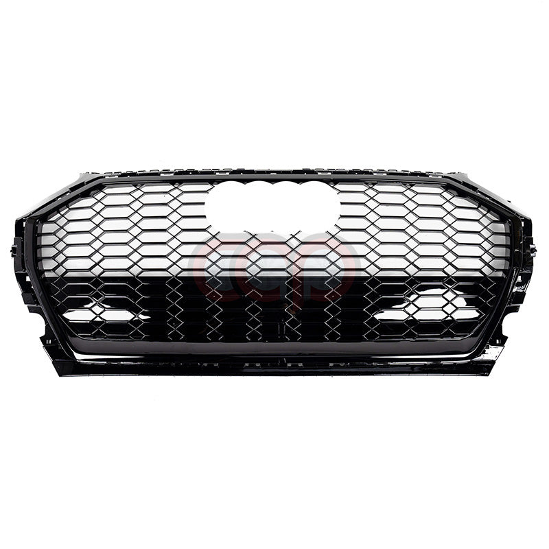 FY.5/B9.5 RSQ5 Honeycomb Grille Quattro V1 Black Frame Black Mesh | Audi FY.5/B9.5 Q5 Non S-Line, Q5 S-Line, SQ5 | Canadian Auto Performance