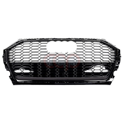 FY.5/B9.5 RSQ5 Honeycomb Grille Quattro V1 Black Frame Black Mesh | Audi FY.5/B9.5 Q5 Non S-Line, Q5 S-Line, SQ5 | Canadian Auto Performance