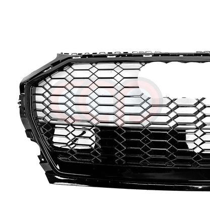 FY.5/B9.5 RSQ5 Honeycomb Grille Quattro V1 Black Frame Black Mesh | Audi FY.5/B9.5 Q5 Non S-Line, Q5 S-Line, SQ5 | Canadian Auto Performance