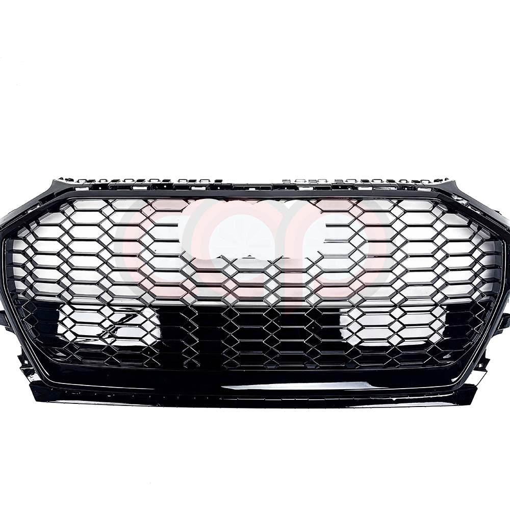 FY.5/B9.5 RSQ5 Honeycomb Grille Quattro V1 Black Frame Black Mesh | Audi FY.5/B9.5 Q5 Non S-Line, Q5 S-Line, SQ5 | Canadian Auto Performance