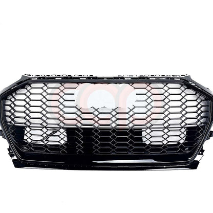 FY.5/B9.5 RSQ5 Honeycomb Grille Quattro V1 Black Frame Black Mesh | Audi FY.5/B9.5 Q5 Non S-Line, Q5 S-Line, SQ5 | Canadian Auto Performance