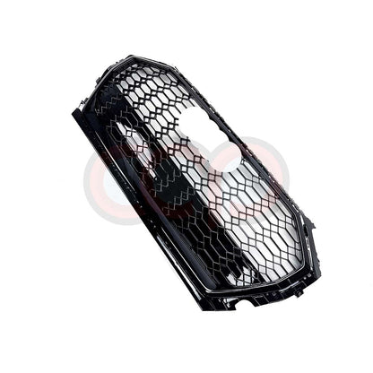 FY.5/B9.5 RSQ5 Honeycomb Grille Quattro V1 Black Frame Black Mesh | Audi FY.5/B9.5 Q5 Non S-Line, Q5 S-Line, SQ5 | Canadian Auto Performance