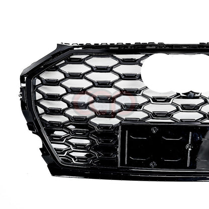 FY.5/B9.5 RSQ5 Honeycomb Grille Quattro V2 Black Frame Black Mesh | Audi FY.5/B9.5 Q5 Non S-Line, Q5 S-Line, SQ5 | Canadian Auto Performance