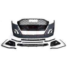B9.5/FY.5 Front Bumper RS RSQ5 RSQ8 Style RS Plain Grille Black Frame Black Mesh | Audi B9.5/FY.5 Q5 Non S-Line SUV, Q5 S-Line SUV, SQ5 SUV, Q5 Sportback, SQ5 Sportback | Canadian Auto Performance