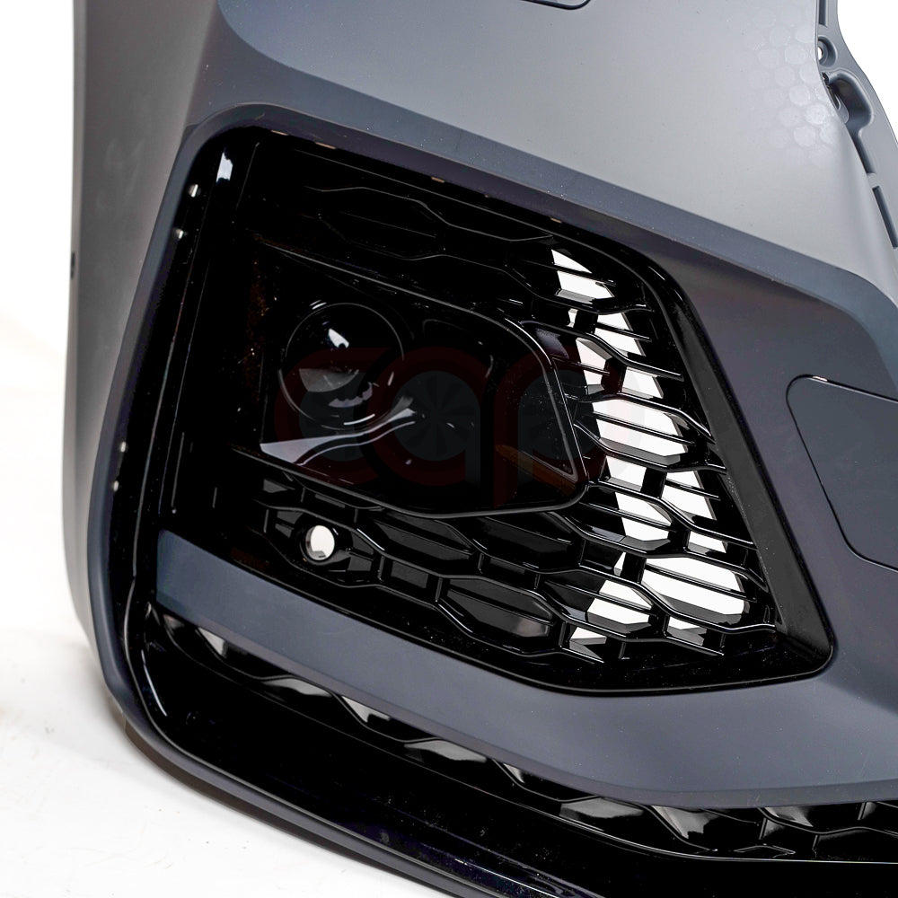 B9.5/FY.5 Front Bumper RS RSQ5 RSQ8 Style RS Plain Grille Black Frame Black Mesh | Audi B9.5/FY.5 Q5 Non S-Line SUV, Q5 S-Line SUV, SQ5 SUV, Q5 Sportback, SQ5 Sportback | Canadian Auto Performance