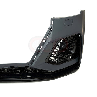 B9.5/FY.5 Front Bumper RS RSQ5 RSQ8 Style RS Plain Grille Black Frame Black Mesh | Audi B9.5/FY.5 Q5 Non S-Line SUV, Q5 S-Line SUV, SQ5 SUV, Q5 Sportback, SQ5 Sportback | Canadian Auto Performance