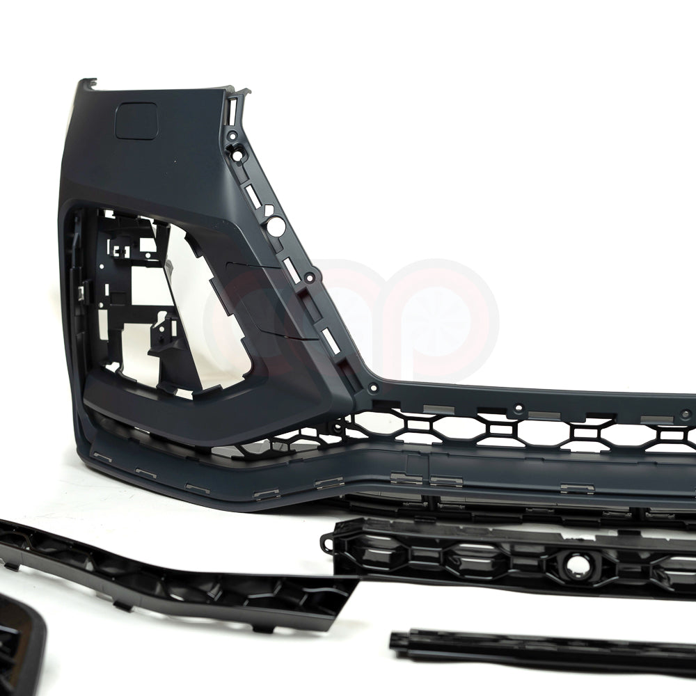 B9.5/FY.5 Front Bumper RS RSQ5 RSQ8 Style RS Plain Grille Black Frame Black Mesh | Audi B9.5/FY.5 Q5 Non S-Line SUV, Q5 S-Line SUV, SQ5 SUV, Q5 Sportback, SQ5 Sportback | Canadian Auto Performance