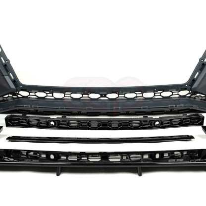 B9.5/FY.5 Front Bumper RS RSQ5 RSQ8 Style RS Plain Grille Black Frame Black Mesh | Audi B9.5/FY.5 Q5 Non S-Line SUV, Q5 S-Line SUV, SQ5 SUV, Q5 Sportback, SQ5 Sportback | Canadian Auto Performance