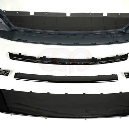 B9.5/FY.5 Front Bumper RS RSQ5 RSQ8 Style RS Plain Grille Black Frame Black Mesh | Audi B9.5/FY.5 Q5 Non S-Line SUV, Q5 S-Line SUV, SQ5 SUV, Q5 Sportback, SQ5 Sportback | Canadian Auto Performance