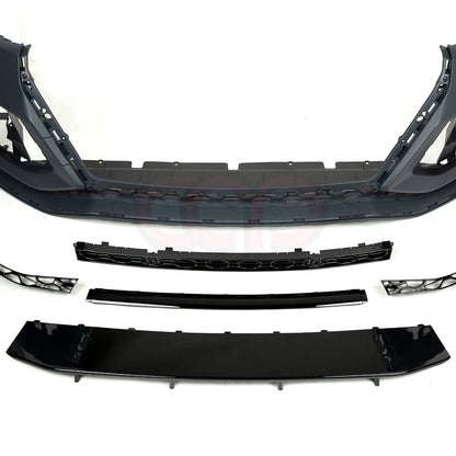 B9.5/FY.5 Front Bumper RS RSQ5 RSQ8 Style RS Plain Grille Black Frame Black Mesh | Audi B9.5/FY.5 Q5 Non S-Line SUV, Q5 S-Line SUV, SQ5 SUV, Q5 Sportback, SQ5 Sportback | Canadian Auto Performance