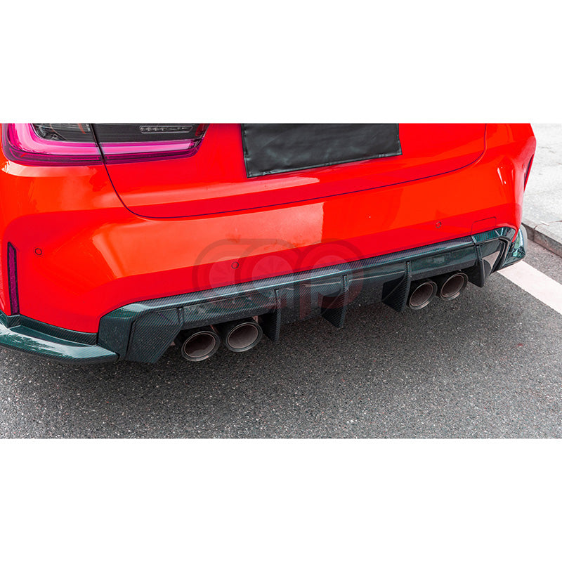 G80/G82/G83 Pre Preg Carbon Fiber Diffuser Euro Style | Bmw G80/G82/G83 M3, M4 Coupe, M4 Convertible | Canadian Auto Performance