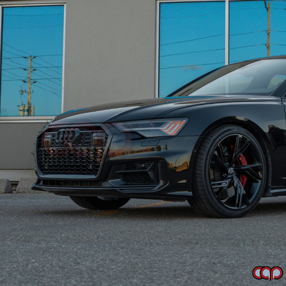 C8 RS6 Honeycomb Grille V2 Real Carbon Fiber | Audi C8 A6, S6 | Canadian Auto Performance