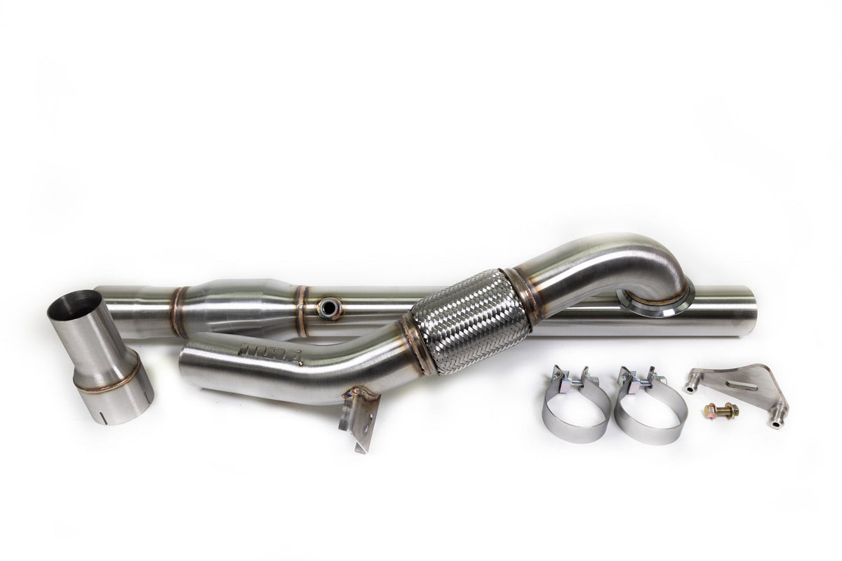 MK6/6.5 JETTA GLI 3" CATTED DOWNPIPE - V-BAND - ARM Motorsports