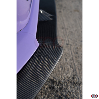B8/B8.5 Front Carbon Fiber Front Lip | Audi B8/B8.5 A4, S4 Equipped with CAP RS4 Bumper V1 | Canadian Auto Performance