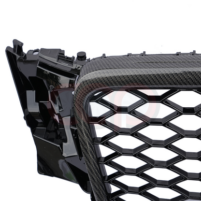 B8 RS4 Honeycomb Grille Real Carbon Fiber | Audi B8 A4 Non S-Line Sedan, A4 S-Line Sedan, S4 Sedan | Canadian Auto Performance