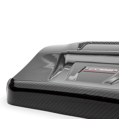 COBB Redline Carbon Fiber Engine Cover for VW Mk7/Mk8 Golf/GTI/Golf R/Jetta GLI and Audi 8V A3/S3
