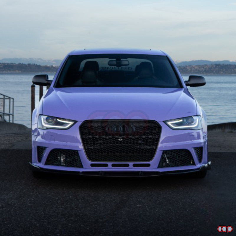 B8/B8.5 Front Carbon Fiber Front Lip | Audi B8/B8.5 A4, S4 Equipped with CAP RS4 Bumper V1 | Canadian Auto Performance