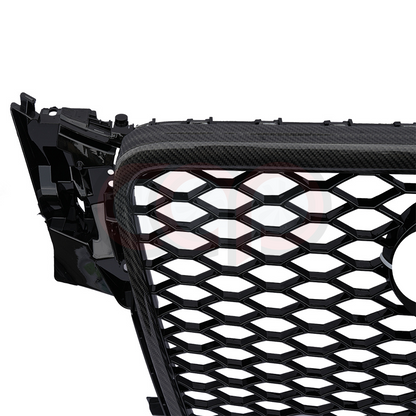 B8 RS4 Honeycomb Grille Real Carbon Fiber | Audi B8 A4 Non S-Line Sedan, A4 S-Line Sedan, S4 Sedan | Canadian Auto Performance