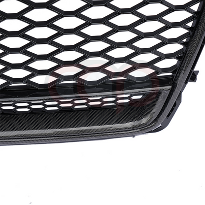 B8 RS4 Honeycomb Grille Real Carbon Fiber | Audi B8 A4 Non S-Line Sedan, A4 S-Line Sedan, S4 Sedan | Canadian Auto Performance