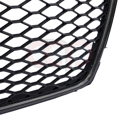 B8 RS4 Honeycomb Grille Real Carbon Fiber | Audi B8 A4 Non S-Line Sedan, A4 S-Line Sedan, S4 Sedan | Canadian Auto Performance