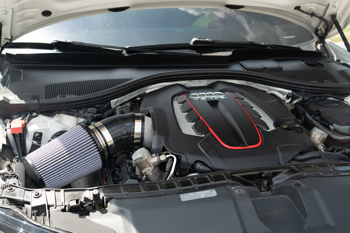 Intake System | Audi - C7 S6/RS6/S7/RS7 (4" Open Air Filter) | TGK Motorsport