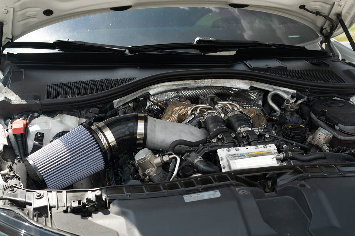 Intake System | Audi - C7 S6/RS6/S7/RS7 (4" Open Air Filter) | TGK Motorsport
