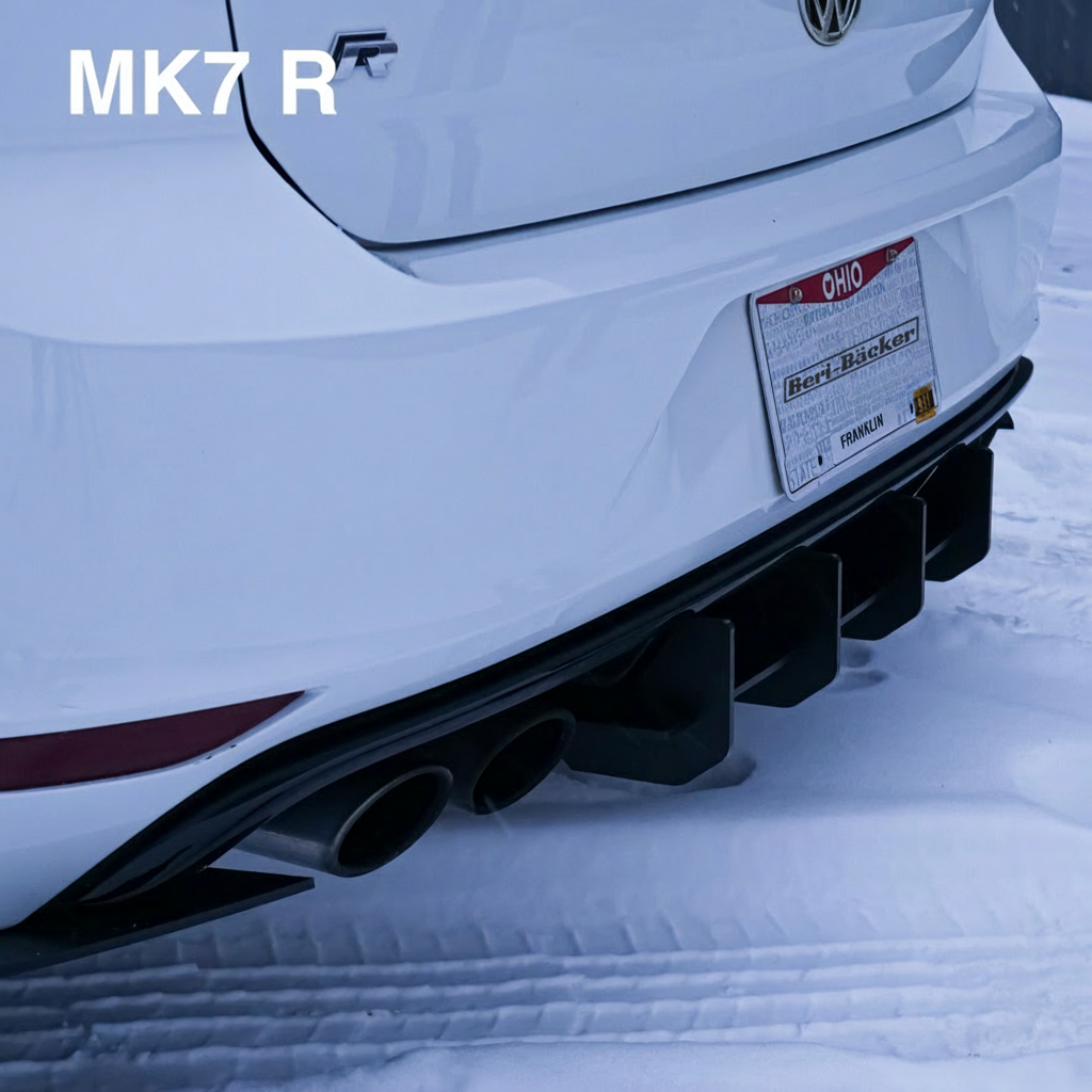 Rear Diffuser for MK7 Golf R (2015-2017)