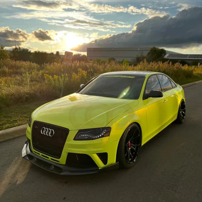 B8/B8.5 Front Carbon Fiber Front Lip | Audi B8/B8.5 A4, S4 Equipped with CAP RS4 Bumper V1 | Canadian Auto Performance