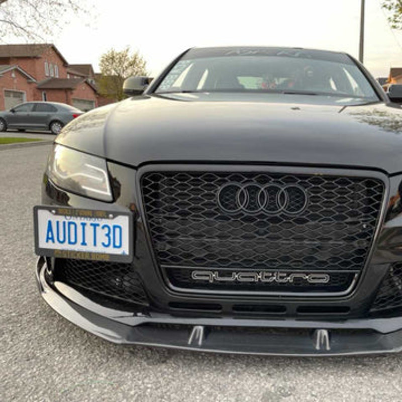 B8/B8.5 Front Carbon Fiber Front Lip | Audi B8/B8.5 A4, S4 Equipped with CAP RS4 Bumper V1 | Canadian Auto Performance