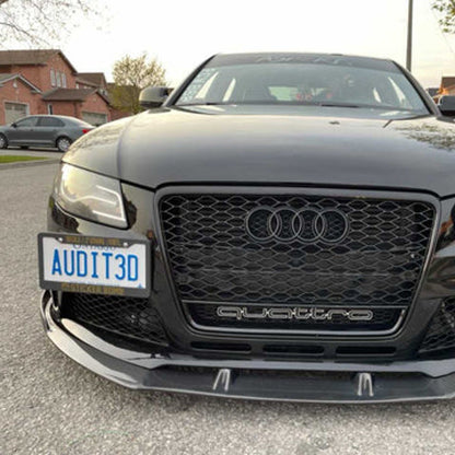B8/B8.5 Front Carbon Fiber Front Lip | Audi B8/B8.5 A4, S4 Equipped with CAP RS4 Bumper V1 | Canadian Auto Performance