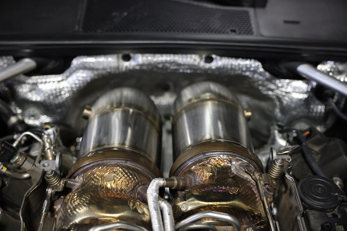 Audi C8 4.0T Downpipes - C8 RS6/RS7 D5 A8/S8 - ARM Motorsports