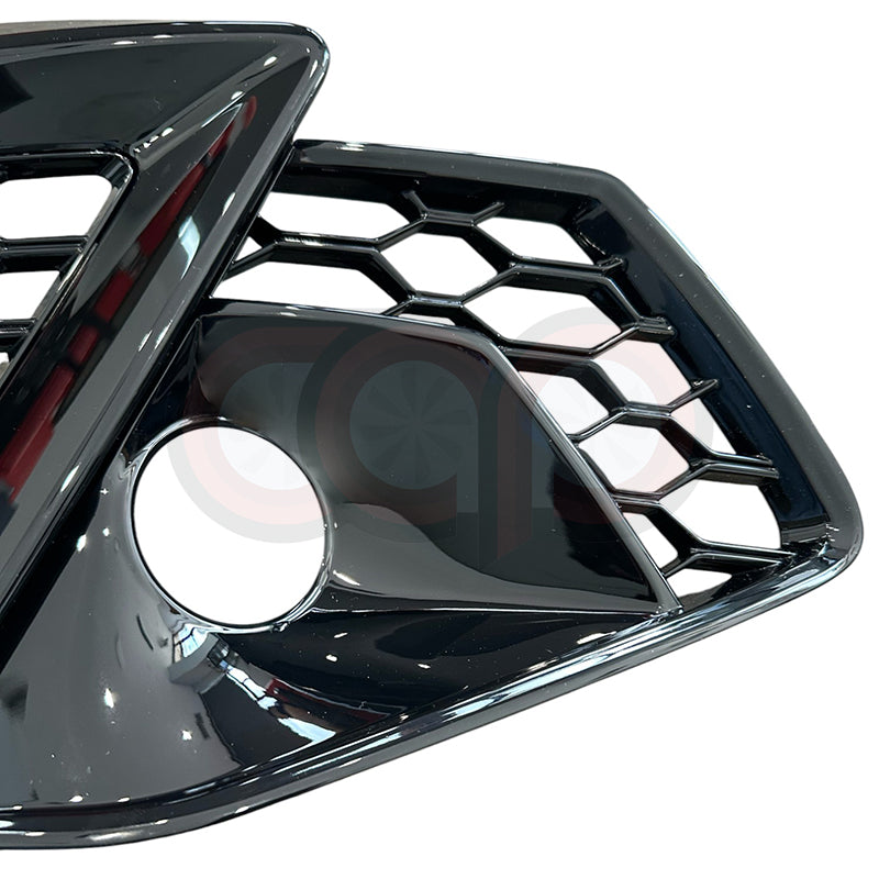 B9.5 RS4 Honeycomb Fog Grilles V2 | Audi B9.5 A4 S-Line, S4 | Canadian Auto Performance