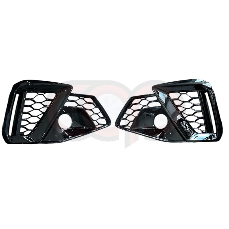 B9.5 RS4 Honeycomb Fog Grilles V2 | Audi B9.5 A4 S-Line, S4 | Canadian Auto Performance