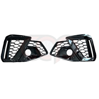 B9.5 RS4 Honeycomb Fog Grilles V2 | Audi B9.5 A4 S-Line, S4 | Canadian Auto Performance