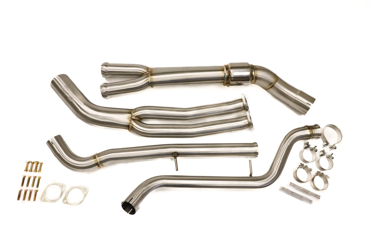 BMW 335i 3.5" RESONATED MIDPIPE - ARM Motorsports