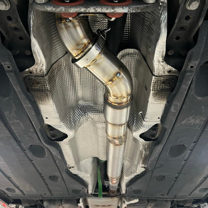 GAS 3.5" 90MM MQB Downpipe
