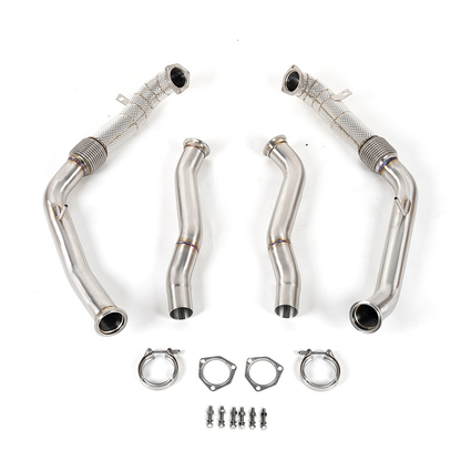 B9/B9.5 3.0T Non-Resonated Midpipes | Audi B9/B9.5 S4, S5 | Canadian Auto Performance