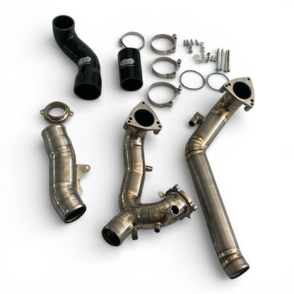 B9/B9.5 3.0T Post Throttle Valve Titanium Charge Pipe Kit | Audi B9/B9.5 S4, S5, SQ5 | Canadian Auto Performance