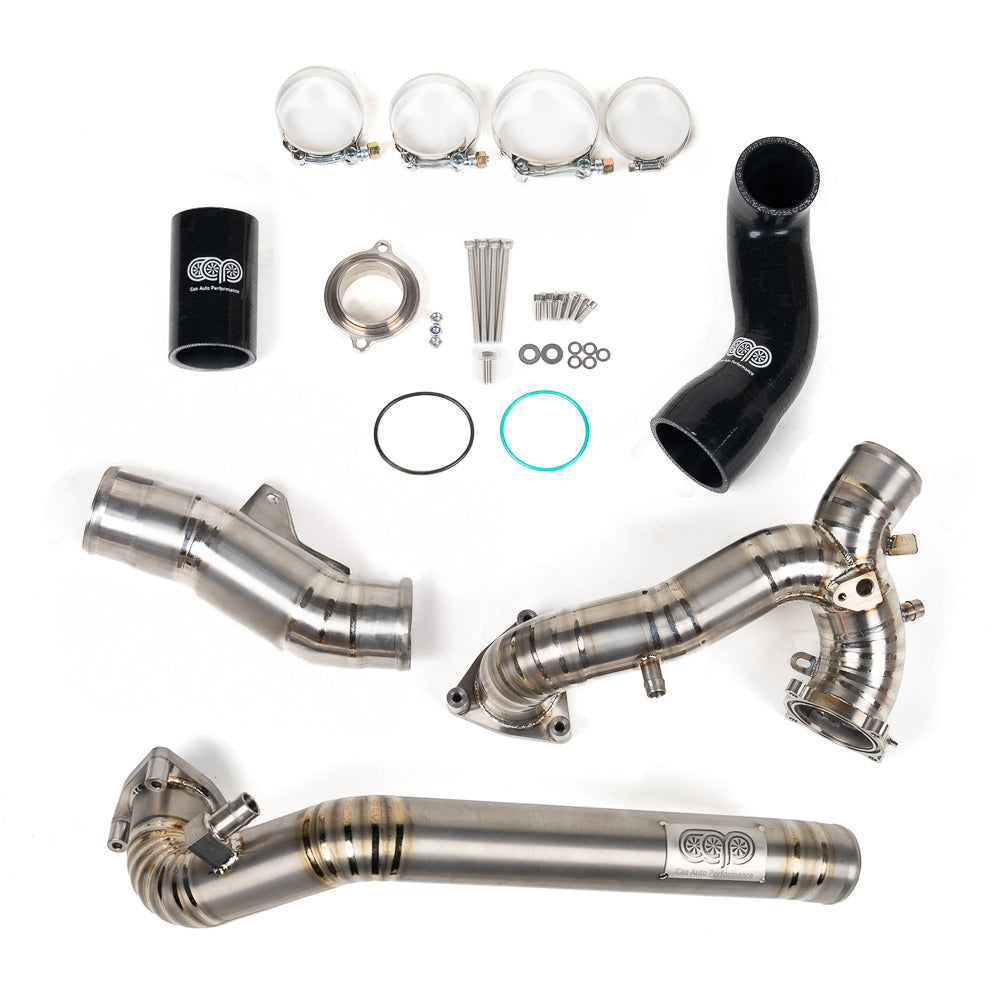B9/B9.5 3.0T Post Throttle Valve Titanium Charge Pipe Kit | Audi B9/B9.5 S4, S5, SQ5 | Canadian Auto Performance