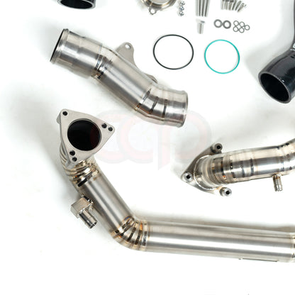 B9/B9.5 3.0T Post Throttle Valve Titanium Charge Pipe Kit | Audi B9/B9.5 S4, S5, SQ5 | Canadian Auto Performance