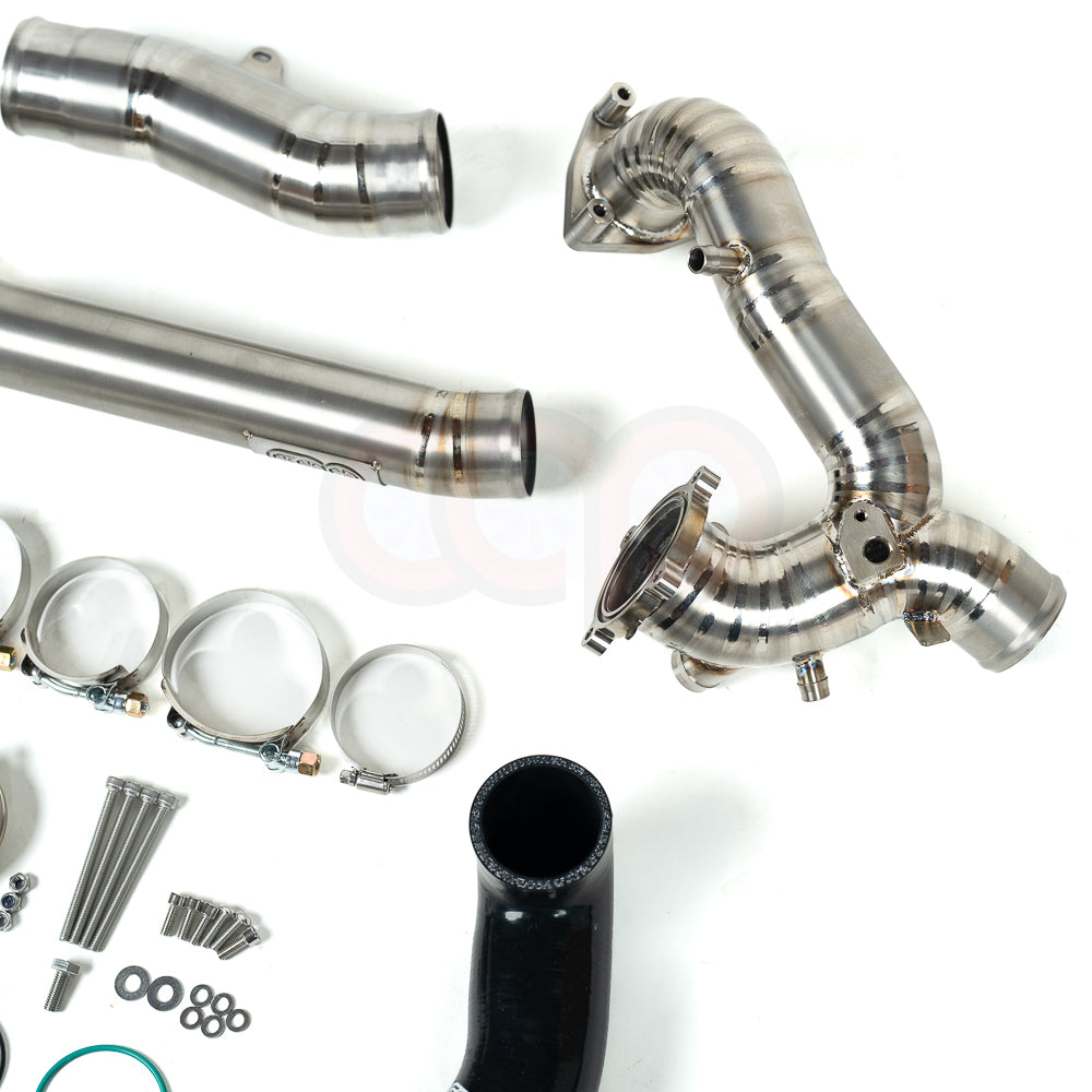 B9/B9.5 3.0T Post Throttle Valve Titanium Charge Pipe Kit | Audi B9/B9.5 S4, S5, SQ5 | Canadian Auto Performance