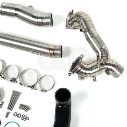 B9/B9.5 3.0T Post Throttle Valve Titanium Charge Pipe Kit | Audi B9/B9.5 S4, S5, SQ5 | Canadian Auto Performance