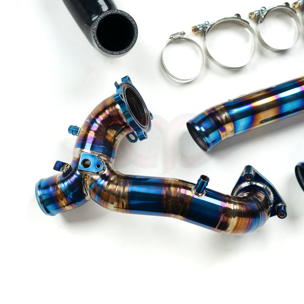 B9/B9.5 3.0T Post Throttle Valve Titanium Charge Pipe Kit | Audi B9/B9.5 S4, S5, SQ5 | Canadian Auto Performance