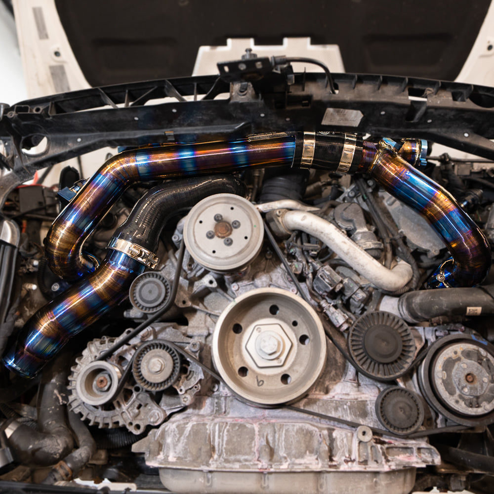 B9/B9.5 3.0T Post Throttle Valve Titanium Charge Pipe Kit | Audi B9/B9.5 S4, S5, SQ5 | Canadian Auto Performance