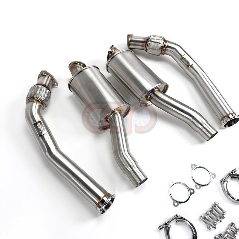 B8/B8.5/C7/C7.5/8R/8R.5 3.0T Resonated Downpipes Version 2 V2 | Audi B8/B8.5/C7/C7.5/8R/8R.5 S4, S5, A6, A7, Q5, SQ5 | Canadian Auto Performance