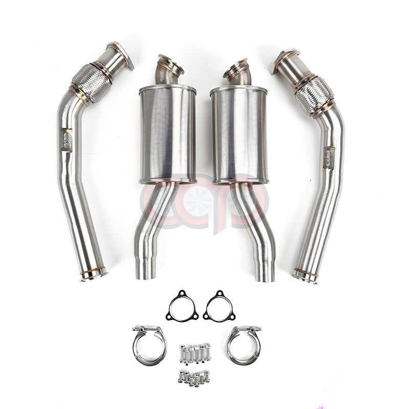 B8/B8.5/C7/C7.5/8R/8R.5 3.0T Resonated Downpipes Version 2 V2 | Audi B8/B8.5/C7/C7.5/8R/8R.5 S4, S5, A6, A7, Q5, SQ5 | Canadian Auto Performance