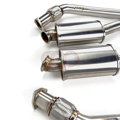 B8/B8.5/C7/C7.5/8R/8R.5 3.0T Resonated Downpipes Version 2 V2 | Audi B8/B8.5/C7/C7.5/8R/8R.5 S4, S5, A6, A7, Q5, SQ5 | Canadian Auto Performance